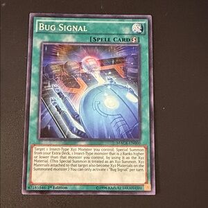 Yu-Gi-Oh! Bug Signal Trading Card - Green